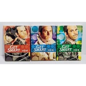 HBO HOME ENTERTAINMENT GET SMART COMPLETE SEASONS 2 3 & 5 DVD BOX SETS